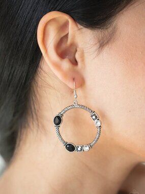 Paparazzi Jewelry Accessories - Glamorous Garland - Multi Earrings - Vintage